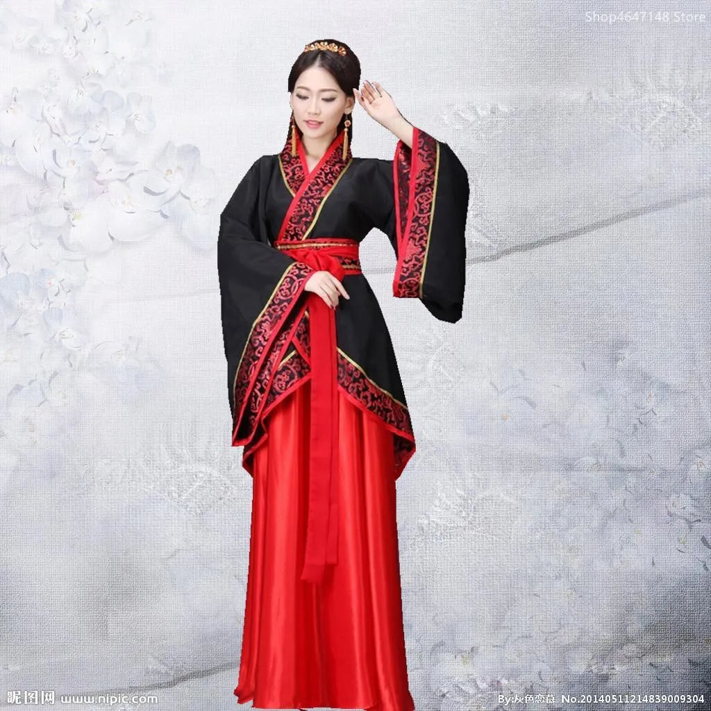 New Woman Stage Dance Dress Chinese Traditional Costumes New Year Adult Tang Suit Performance Hanfu Female Cheongsam