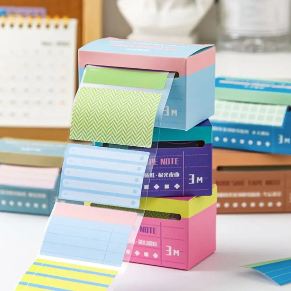 Sticky Reminder Pull-out Roll Label Sticker Reading Notes Journal Agenda Adhesive Tape Notes To Do List Keypoints Marker