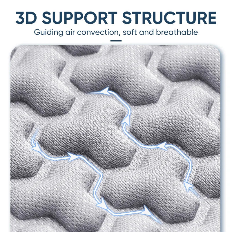 Car Seat Cover Summer 3D Breathable Ice Silk Car Seat Cushion Convex Design Auto Seat Protector Pads Universal Auto Chair Mat