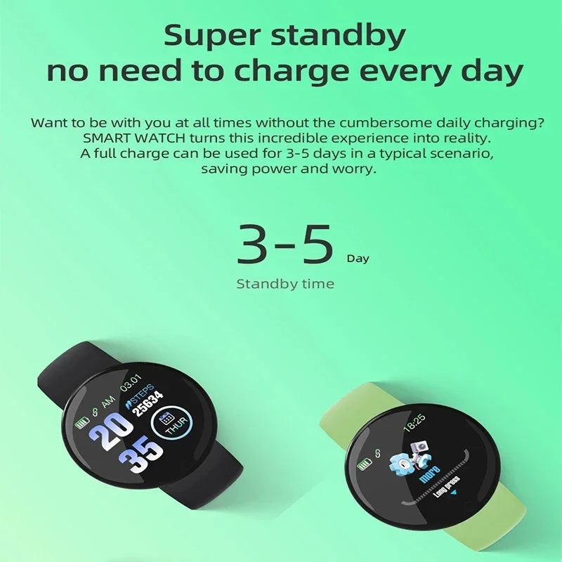 Kids Smart Watch Digital Watches Children for Girls Boys Sport Bracelet Fitness Tracker Smartwatch Waterproof Child Wristband