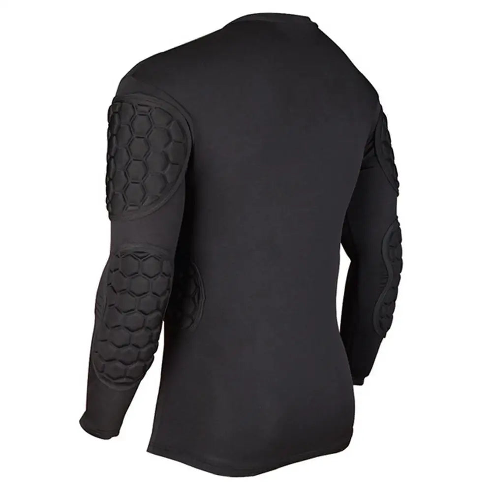 Protección de seguridad deportiva, equipo grueso, camiseta de portero de fútbol, camisetas de fútbol para exteriores, chaleco protector acolchado para codos