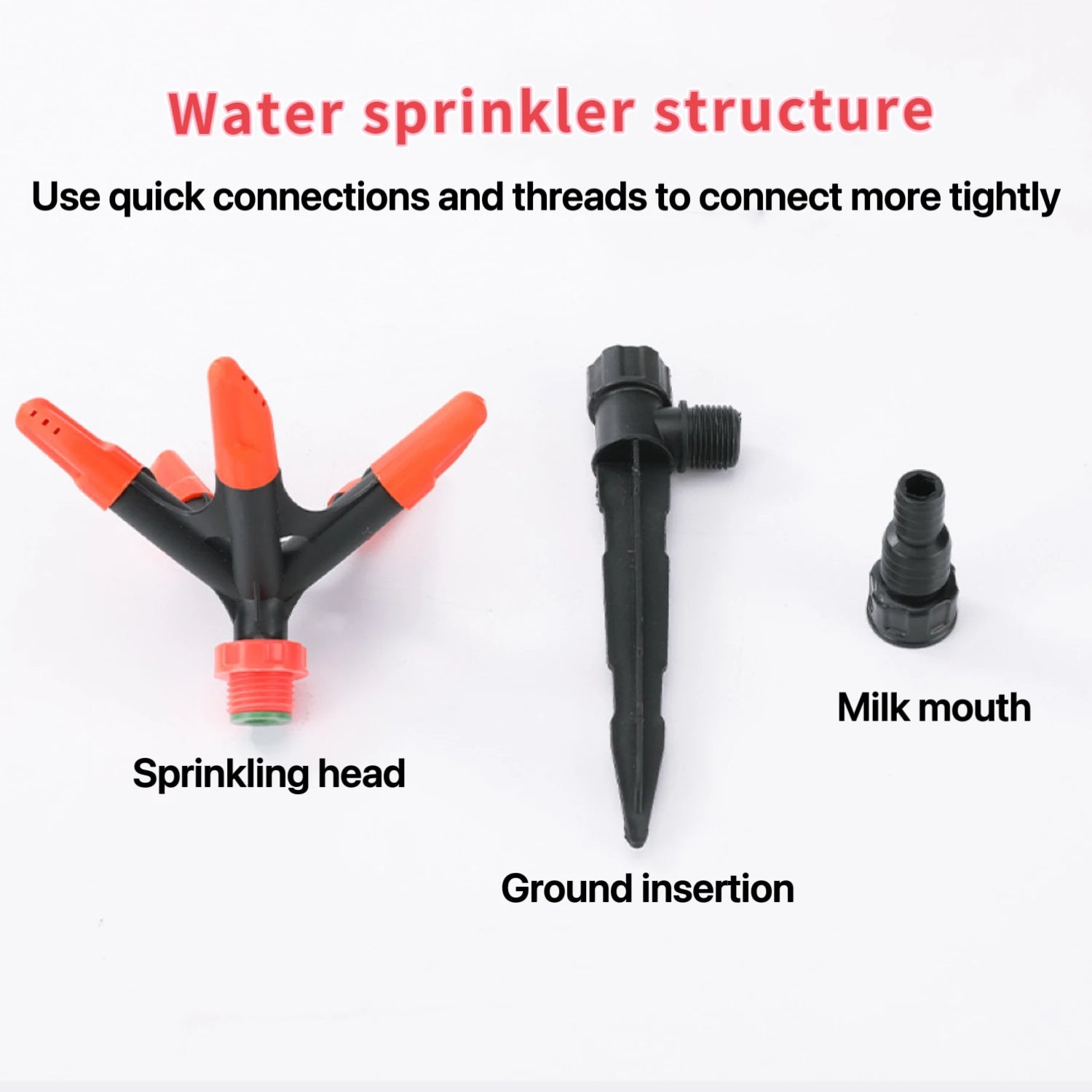 Garden  Rotary  Water Sprinkler Agriculture Watering 360 Degrees Automatic Sprinkler Irrigation  lawn sprinkler  1 Pc