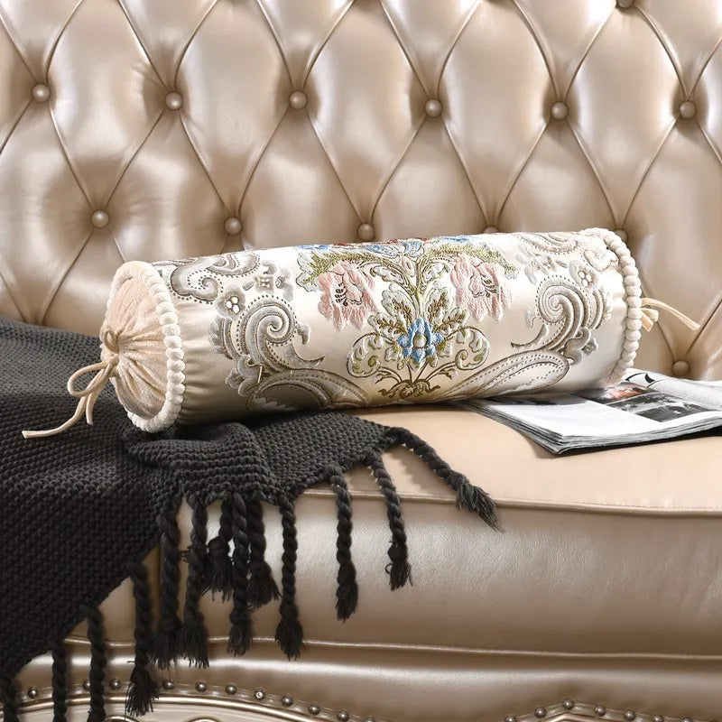 Fundas de almohada cilíndricas europeas para caramelos, fundas de almohada para el cuello para adultos, fundas de cojín de trigo sarraceno, funda de almohada cervical ortopédica