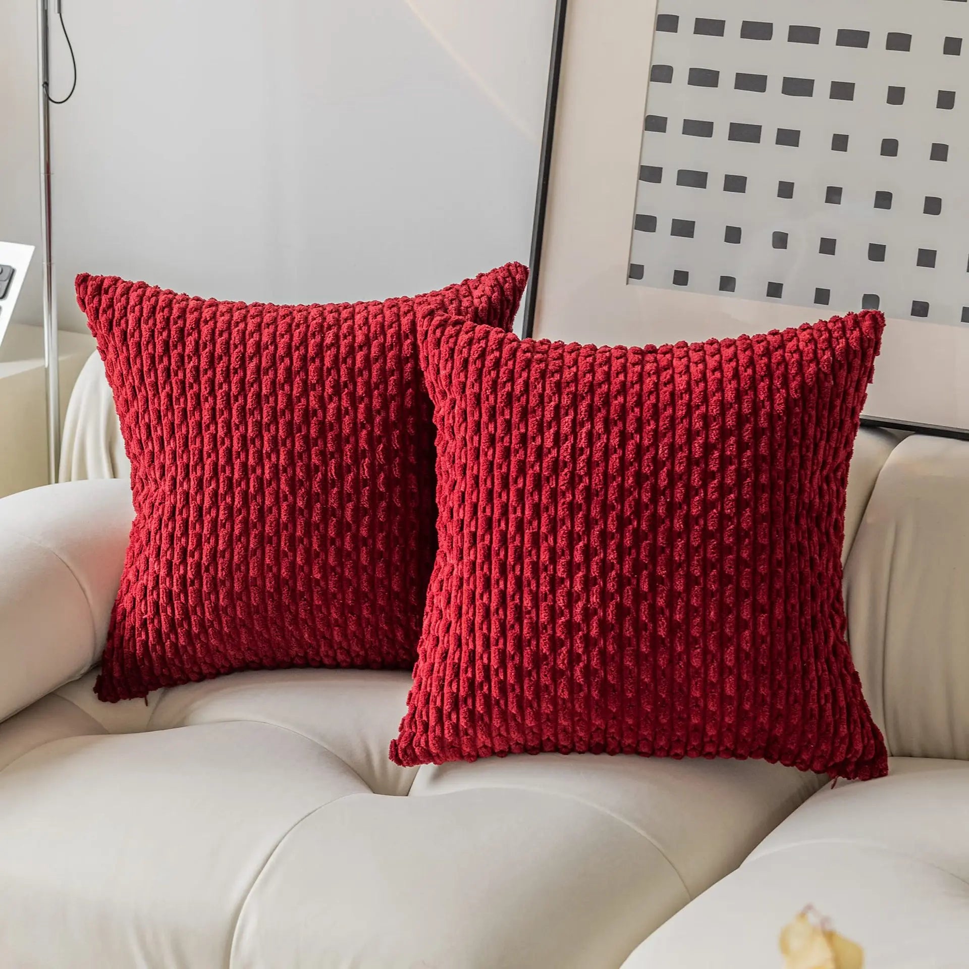 Funda de cojín de 45x45cm de alta calidad, decorativa, para sala de estar, funda de almohada para sofá, funda de cojín para el hogar