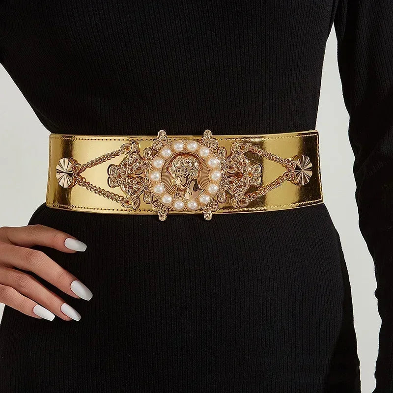 Golden Pearl Waist Belt