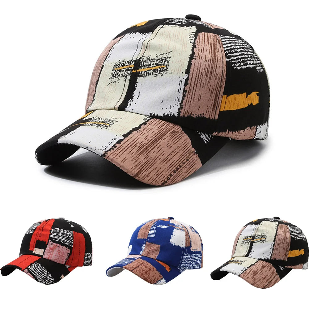 Gorra de béisbol de estilo raglan con paneles