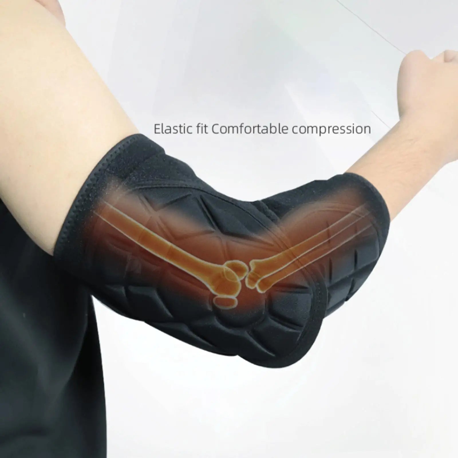 Baseball Elbow Guard Elbow Pad Breathable Arm Protective Gear Forearm Guard for Batting Sports Outdoor Goalkeeper Player