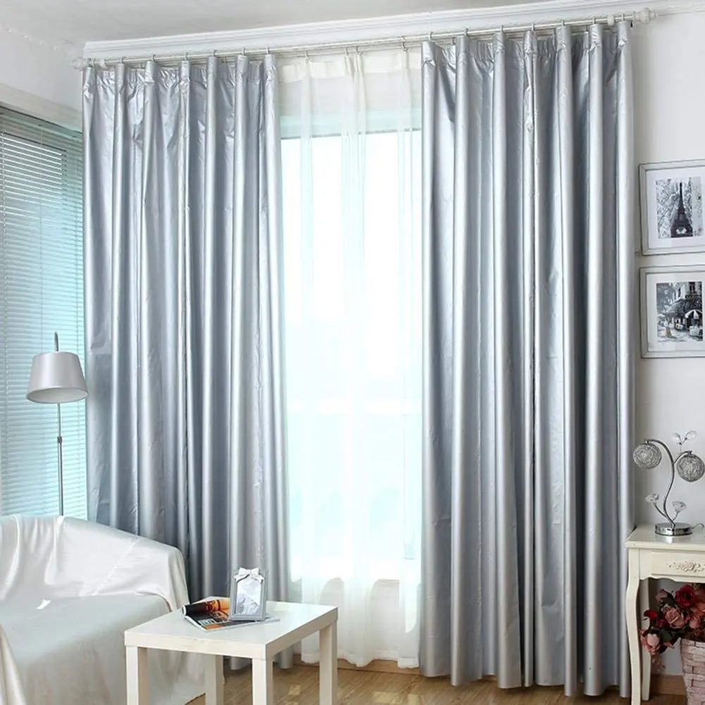 Cortinas opacas con forro recubierto, gruesas, ligeras, impermeables, que bloquean la luz, con aislamiento térmico para dormitorio