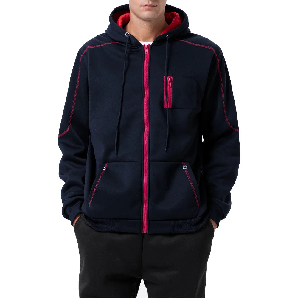 Autumn Men's Sports Jacket Hoodies Long Sleeves Sweatshirt Men Casual Everyday Outdoor Zipper Jacket Hooded Tracksuit Coats