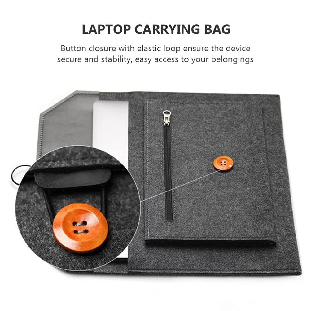 wool Felt Laptop bag Sleeve 11 12 13 14 15 16 inch Notebook Pouch for Macbook Xiaomi Huawei Lenovo Dell ASUS Acer computer bag