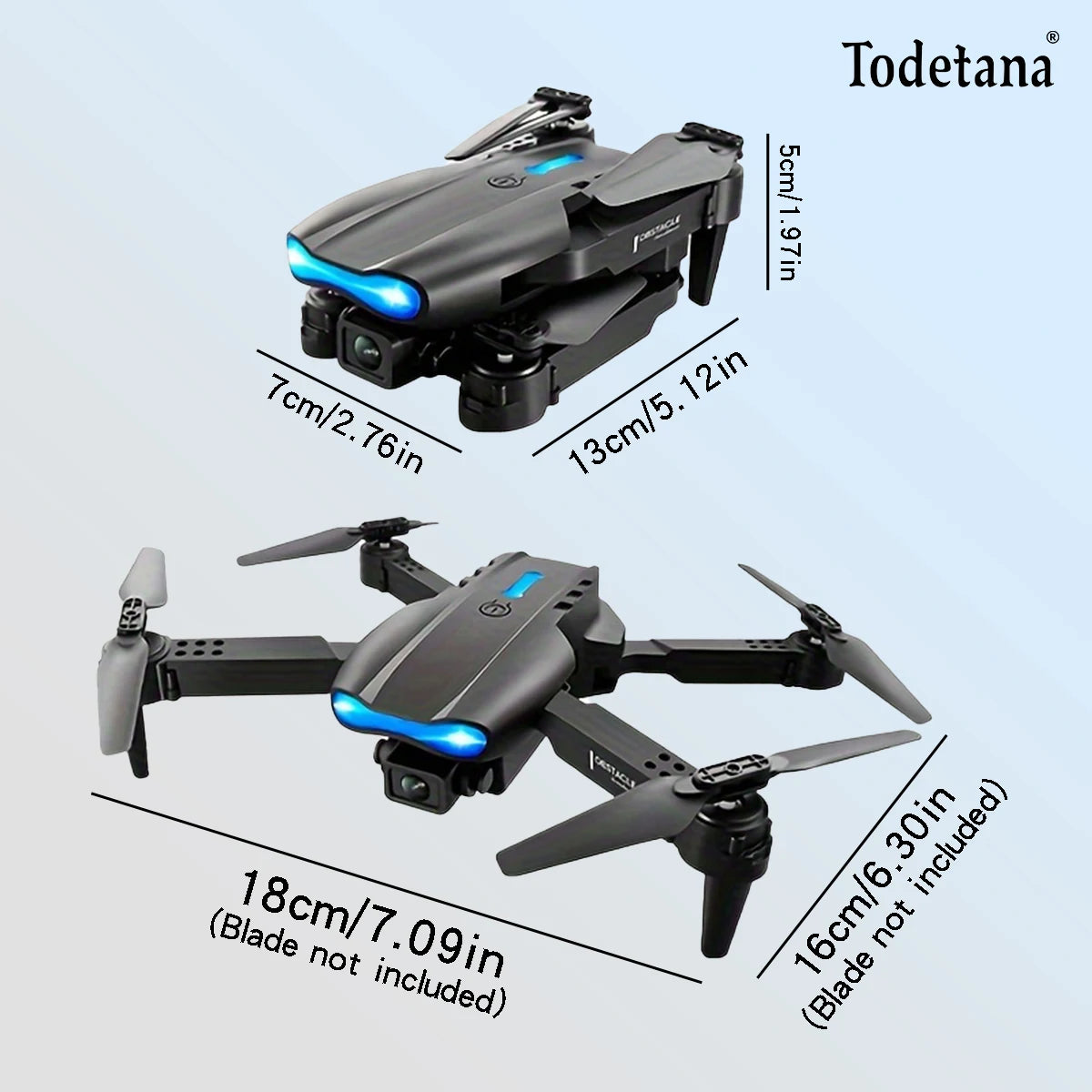 E99 Drone with 4K Wide Angle HD Camera, 360 roll, Mobile APP Control Foldable RC Aerial Quadcopter - Ideal Gift