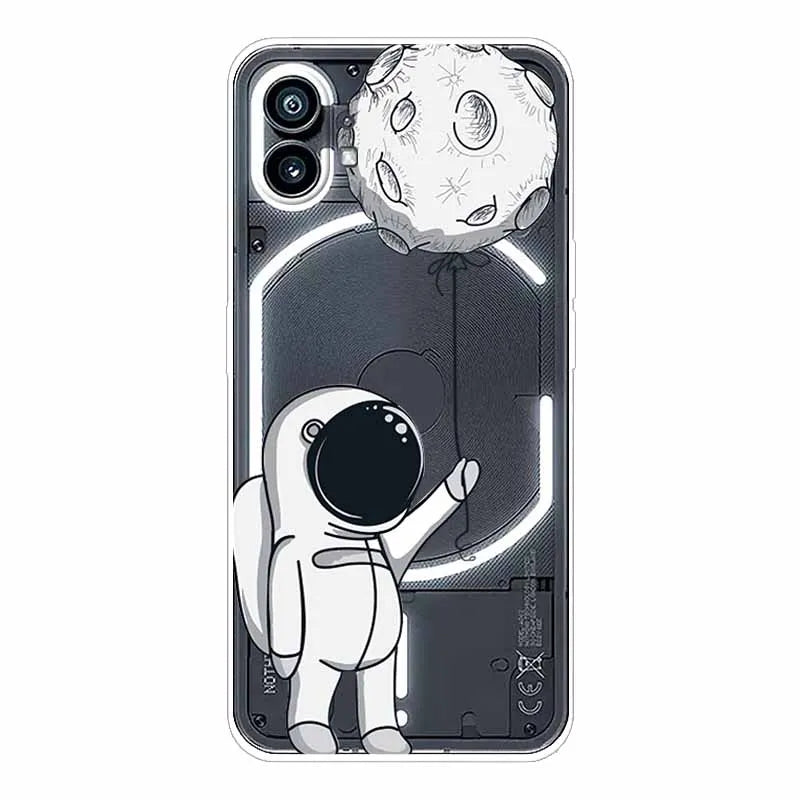 Case for Nothing Phone 1 Cover Transparent Soft TPU Silicone Cases for Nothing Phone One Phone 1 Clear Coque Cute Phone1 2022