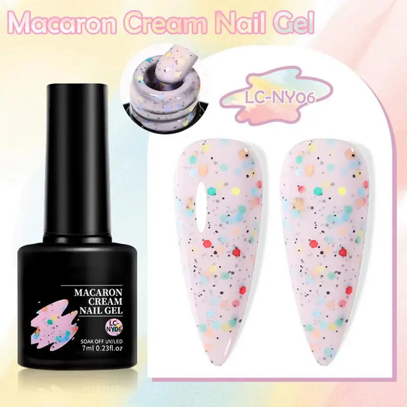 Glitter Gel Polish UV LED Finish Gel Lightweight LastingLong Uv Nail Polish Nail Polish Glitter Series Gel Candy Gel Nail Polish