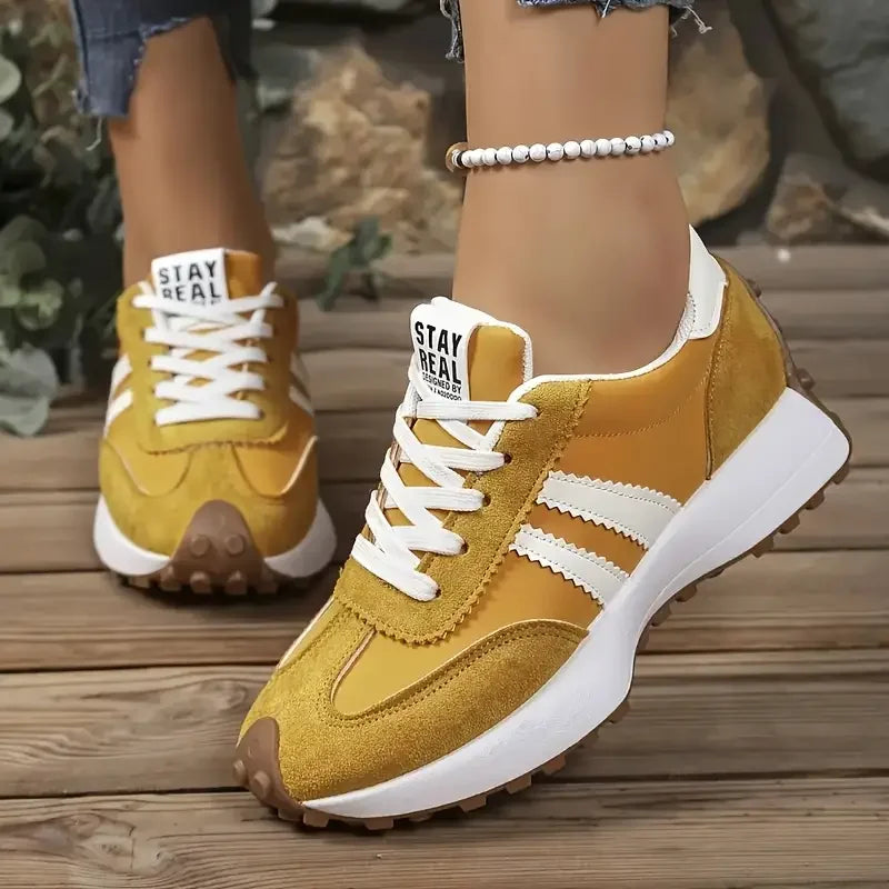 Zapatillas Cómodas para Mujer, Nueva Colección Primavera-Otoño, Marca de Lujo, Zapatillas de Diseñador, Calzado Casual, Ligeras, Planas, Transpirables para Mujer
