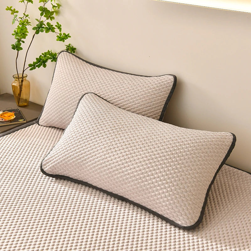 Cooling Mattress Smooth Air Condition Comforter Lightweight Cushion Cool Feeling Fibre Skin-friendly Breathable Mat Pad 1Pc