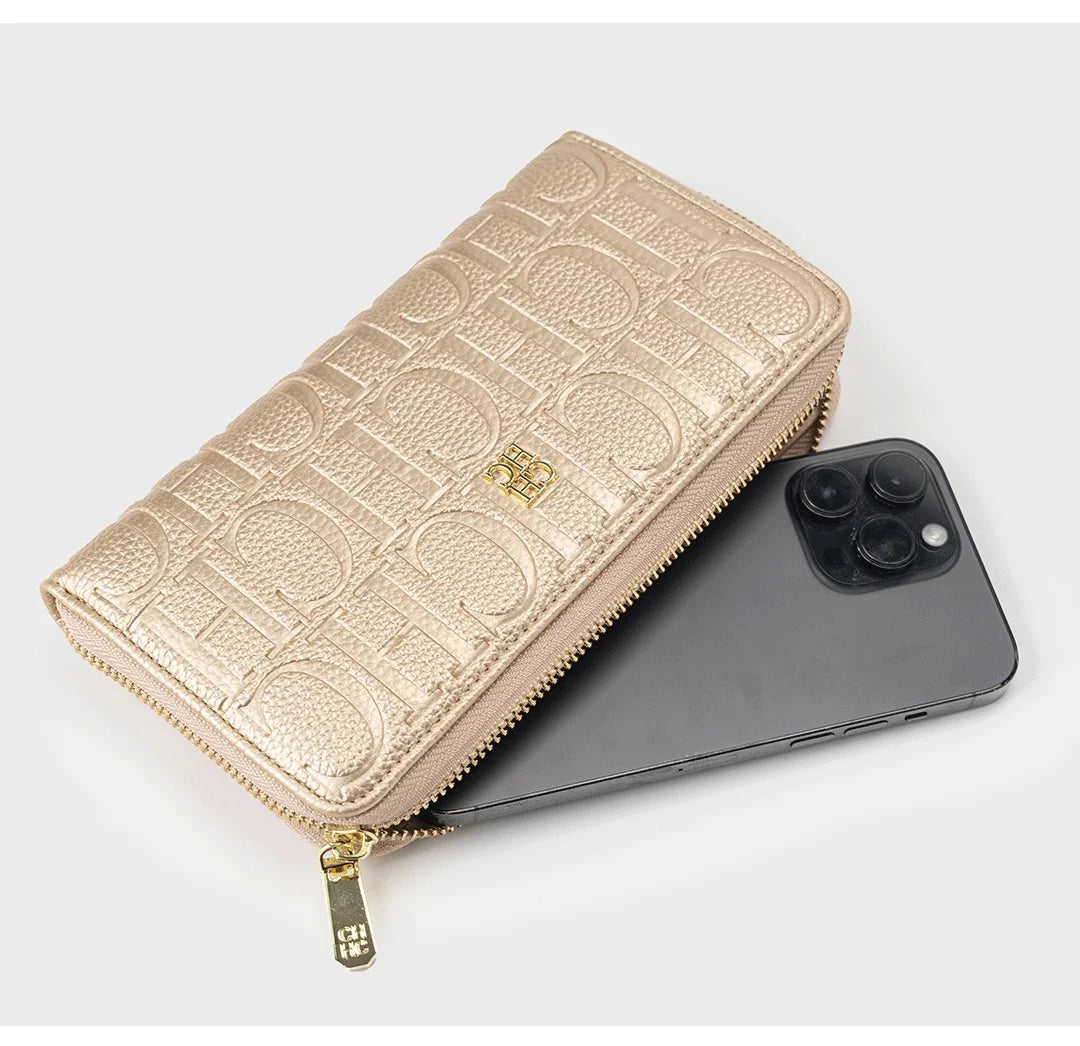 CH High Quality Exquisite Compact Women's Wallet Elegant Convenient With Fashion Niche Light Luxury Brand Wallet