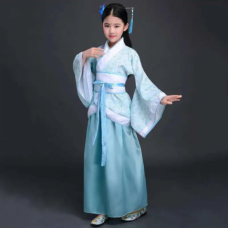 Disfraz de Hanfu Yukata para Niñas