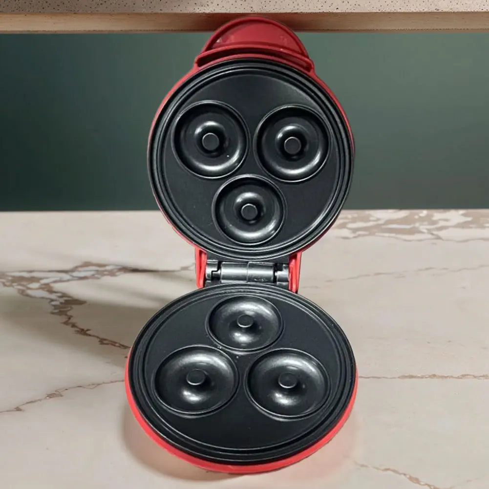 Moule à gaufres antiadhésif électrique pour petit-déjeuner, plaque de cuisson électrique pour petits-déjeuners, collations et desserts rapides