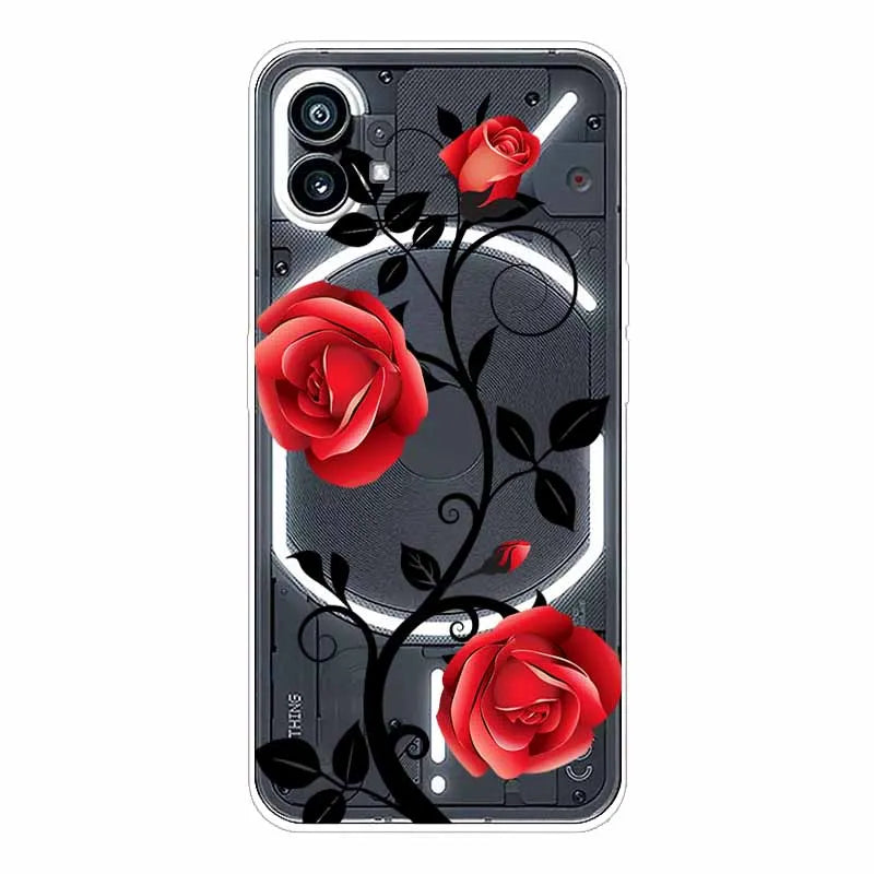 Case for Nothing Phone 1 Cover Transparent Soft TPU Silicone Cases for Nothing Phone One Phone 1 Clear Coque Cute Phone1 2022