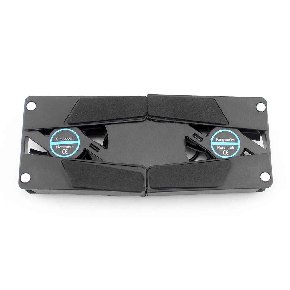 Foldable Cooling Pad Laptop Cooler with Double Fans Laptop Stand USB Powered for 7-15 inch Notebook PC LCD Display Cooler Holder