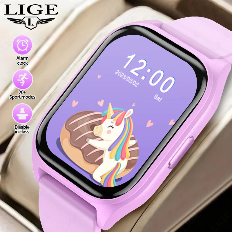 Kids Smart Watch Girls Boys SmartWatch for Kids Smartwatch Gifts for 4-15 Years Old Sports Pedometer Birthday Gift for Children