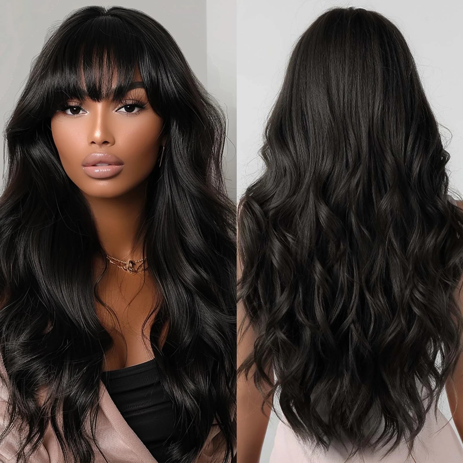 Body Wave Wig with Bangs