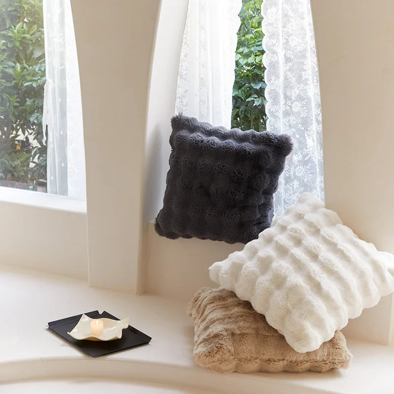 Fur Blanket for Winter Luxury Warmth Super Comfortable Blankets for Beds High-end Warm Winter Blanket for Sofa