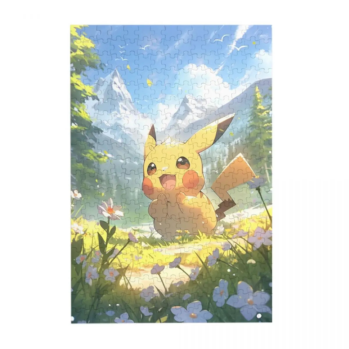 Pokemon Characters Pikachu Cartoon Wooden Puzzles for Children Jigsaw Puzzles 300 Pieces Educational Toys Gift for Kids
