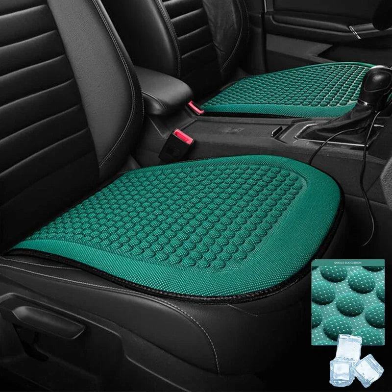 Universal Car Seat Cushion Cover Ice Silk Breathable Summer Cool Auto Cushion Vehicle Backrest Car Interior Accessories