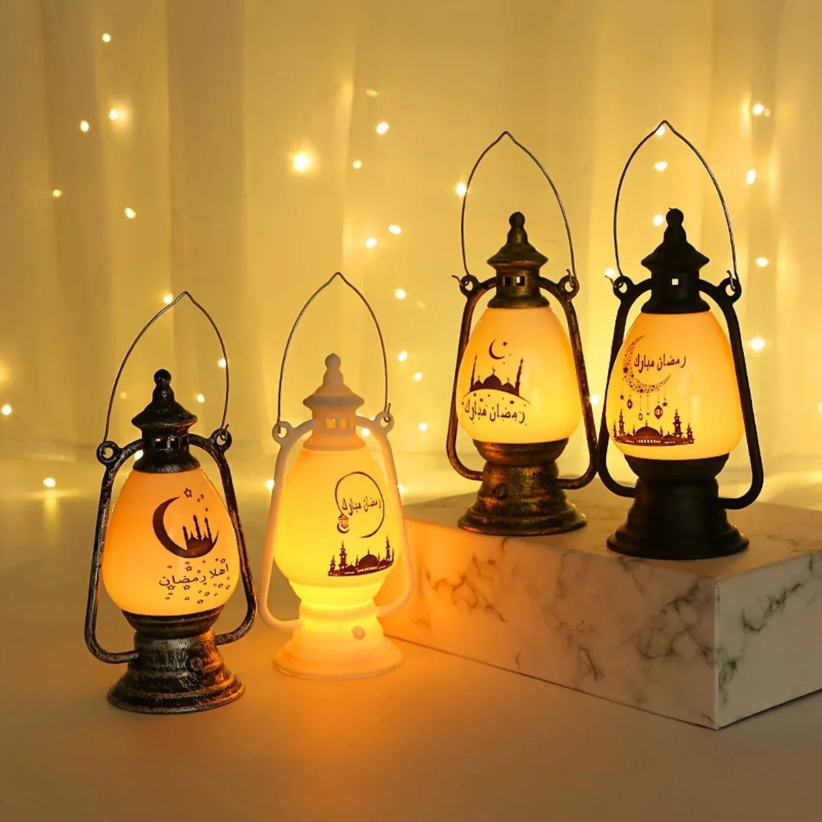 Muslim Decorations, LED candle lights, Ramadan decorative lantern lights, Eid al Fitr Decoration Home Party Gifts