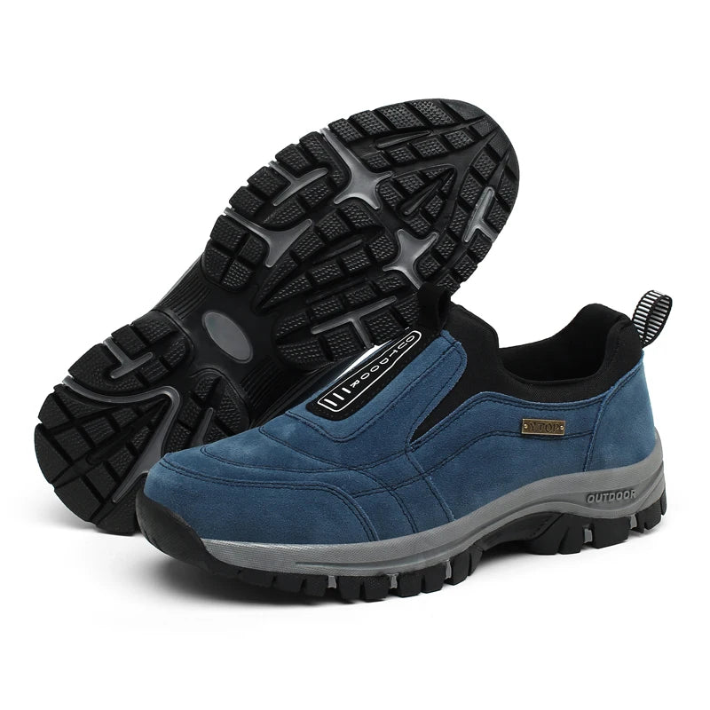 New middle-aged and elderly walking sports shoes hiking shoes light large size breathable non-slip men