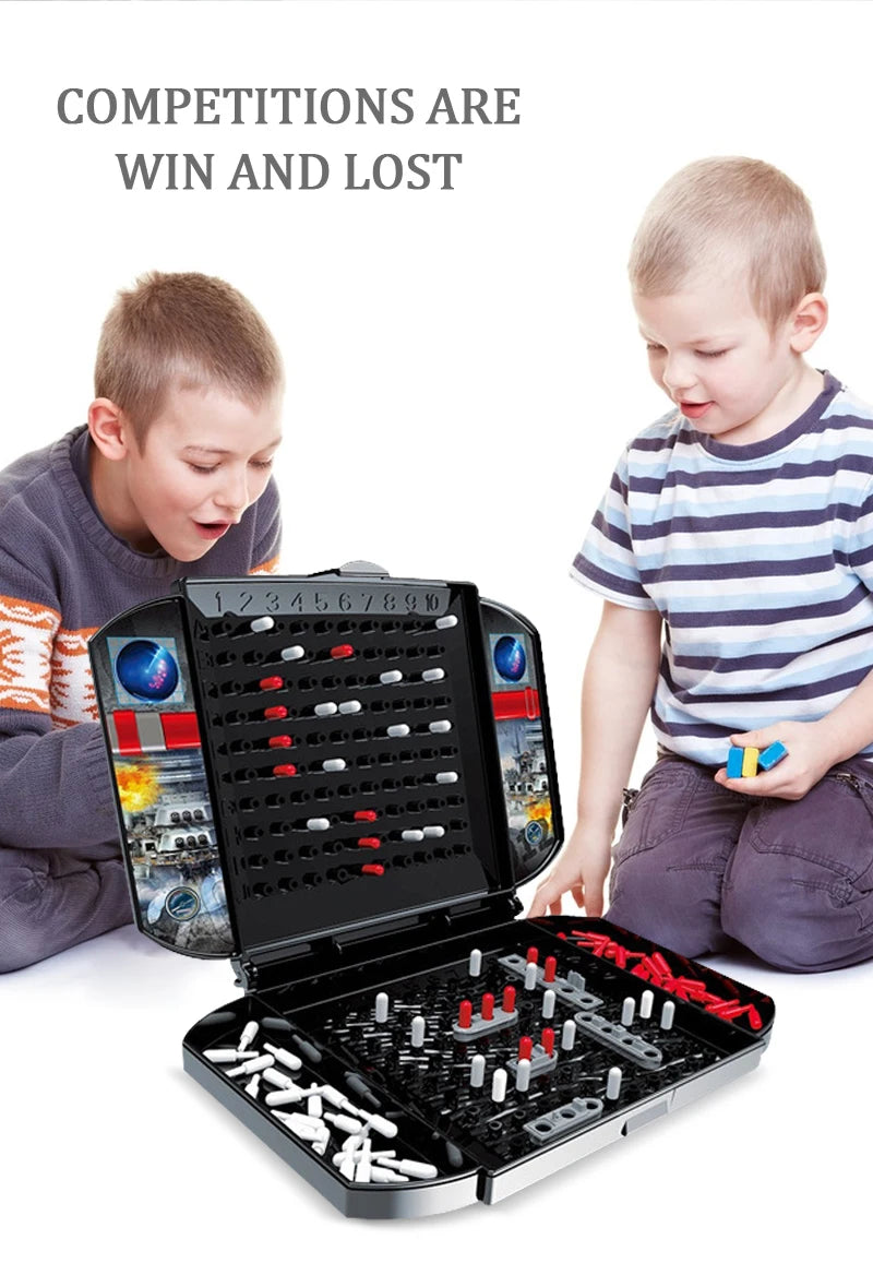 Children Interesting Warship Sea Ship Board Games Toys Two Player Battleship The Classic Naval Combat Strategy Table Game for Ki