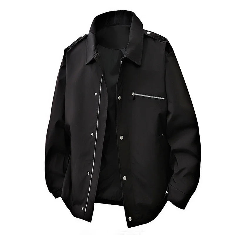 In the spring and autumn , men's casual jackets are fashionable and versatile for business, a trendy and versatile loose