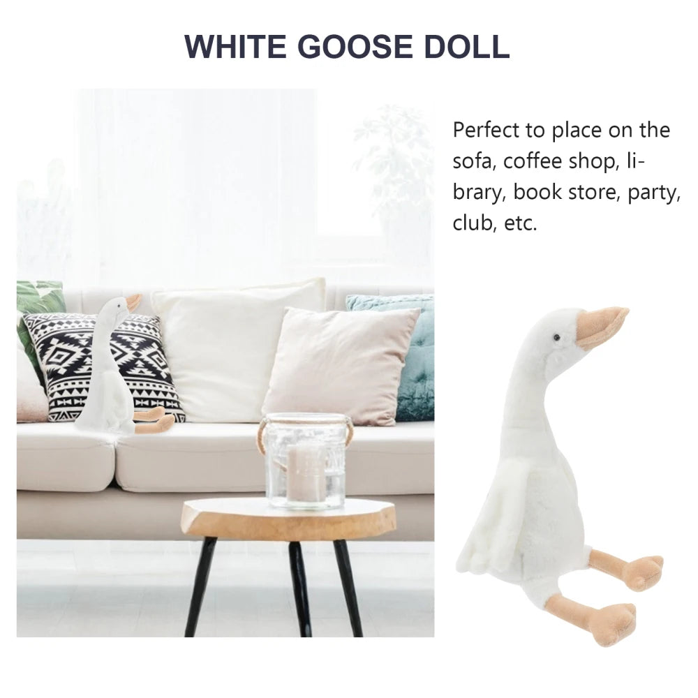 1Pc Long Neck Goose Stuffed Plush Cute Soft Stuffed Dolls Plushie Animals Toys for Kids Baby Children Birthday Gifts New 2025