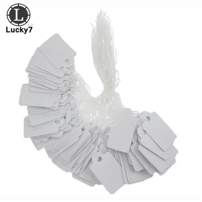 Wholesale Jewelry Number Price Label Price Card Price Tag Handwritten Paper Label  Jewelry Custom Print Blank Label