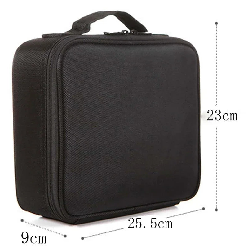 New Makeup Bag for Women Travel Waterproof Necessary Beauty Brush Embroidery Tool Storage Cosmetic Case Professional Makeup Box