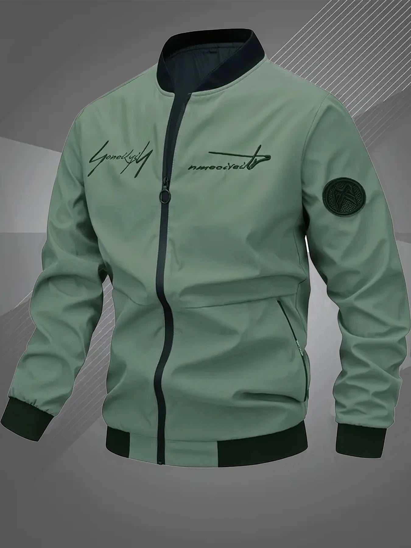 Trendy Men's Preppy Jackets Suitable for Seasonal Wear, Spring and Autumn Fashionable Men's Casual Jackets