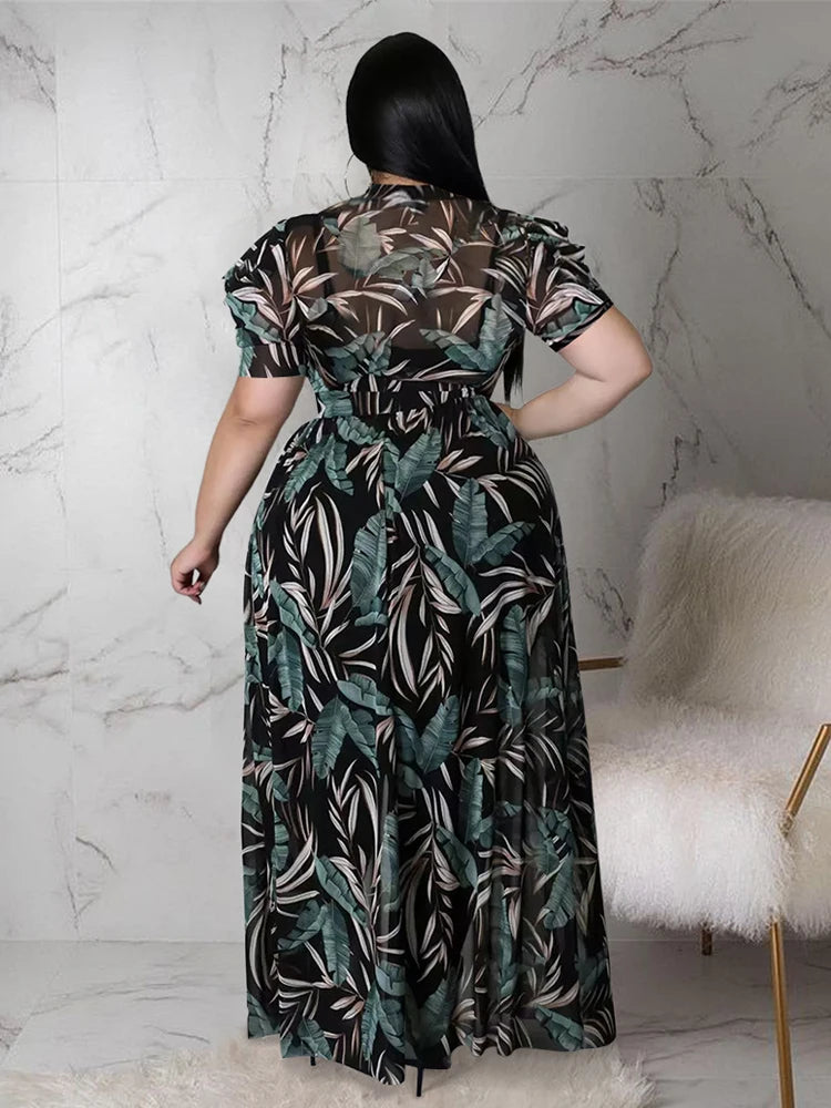 Blouses for Women Fashion Summer Lady Elegant Chiffon Blouse Plus Size Dress Tops 4xl 5xl Wholesale Bulk Dropshipping