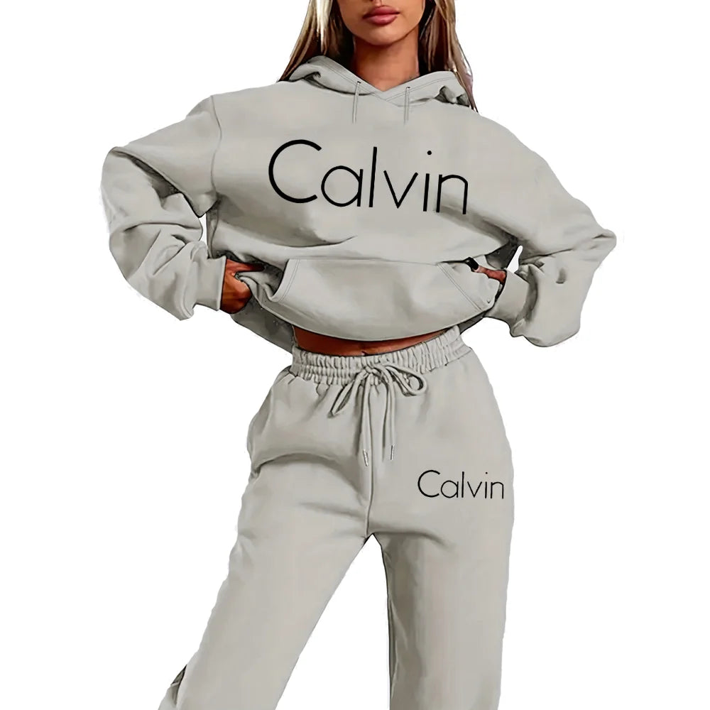 Women’s Letter Print Tracksuit