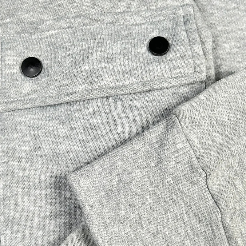 Men's Hooded Sweatshirts for Men Streetwear Autumn Winter Punk Style Tracksuit Sportswear Zip Up Hoodie Male