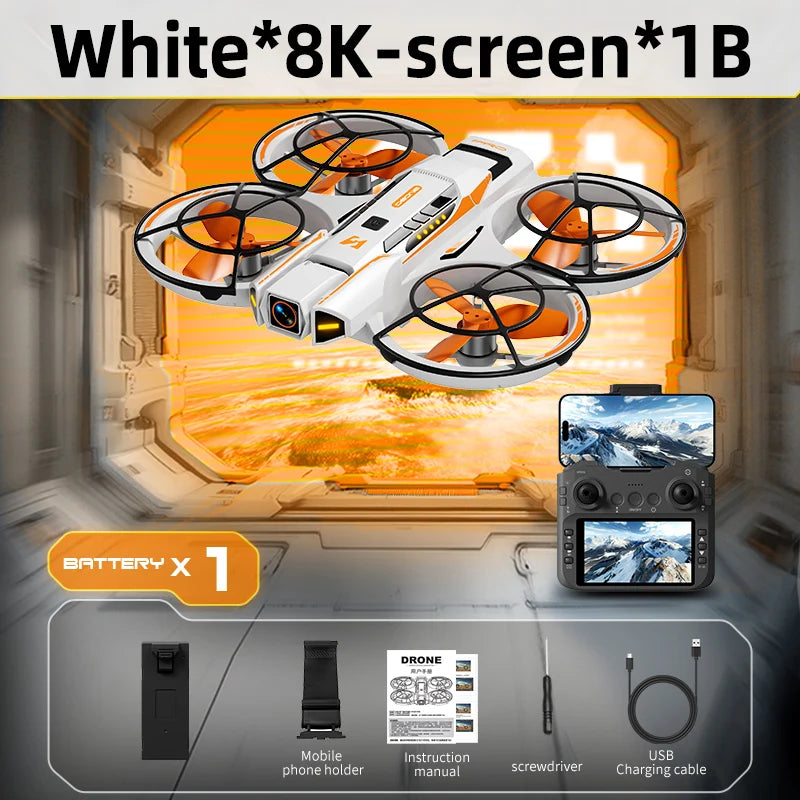 Dron Xiaomi Mijia A21 PRO 8K Profesional 4K HD Cámaras Duales con pantalla RC Motor sin Escobillas Evitación de Obstáculos Juguetes Cuadricóptero
