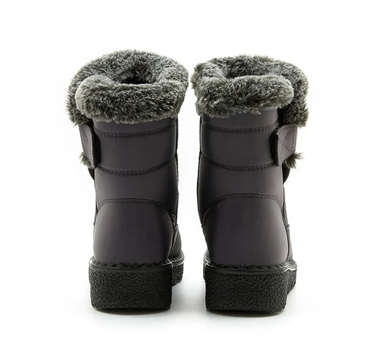 Women's Boots Trend Winter Shoes For Woman Winter Boots Ankle Low Heels Botas Mujer Waterproof Snow Boots With Fur Shoes