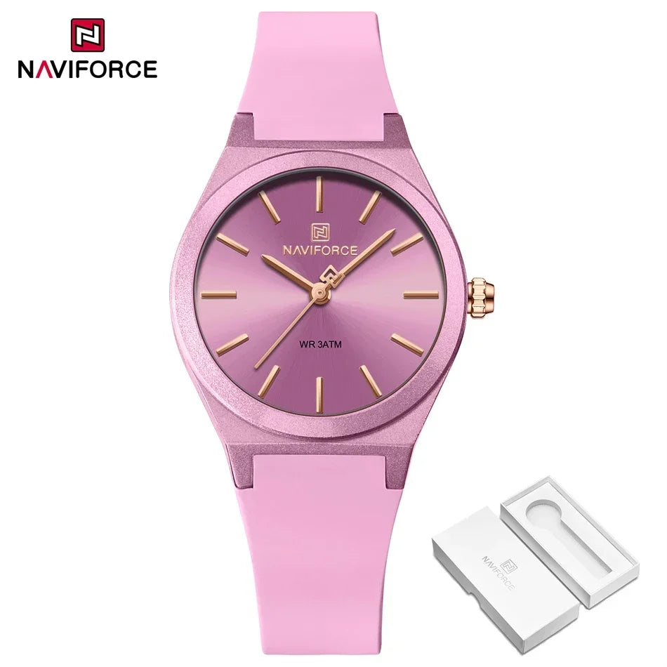NAVIFORCE Women Watches Luxury High Quality Quartz Watch Ladies Creative Clocks Waterproof Female Wristwatches Relogio Feminino