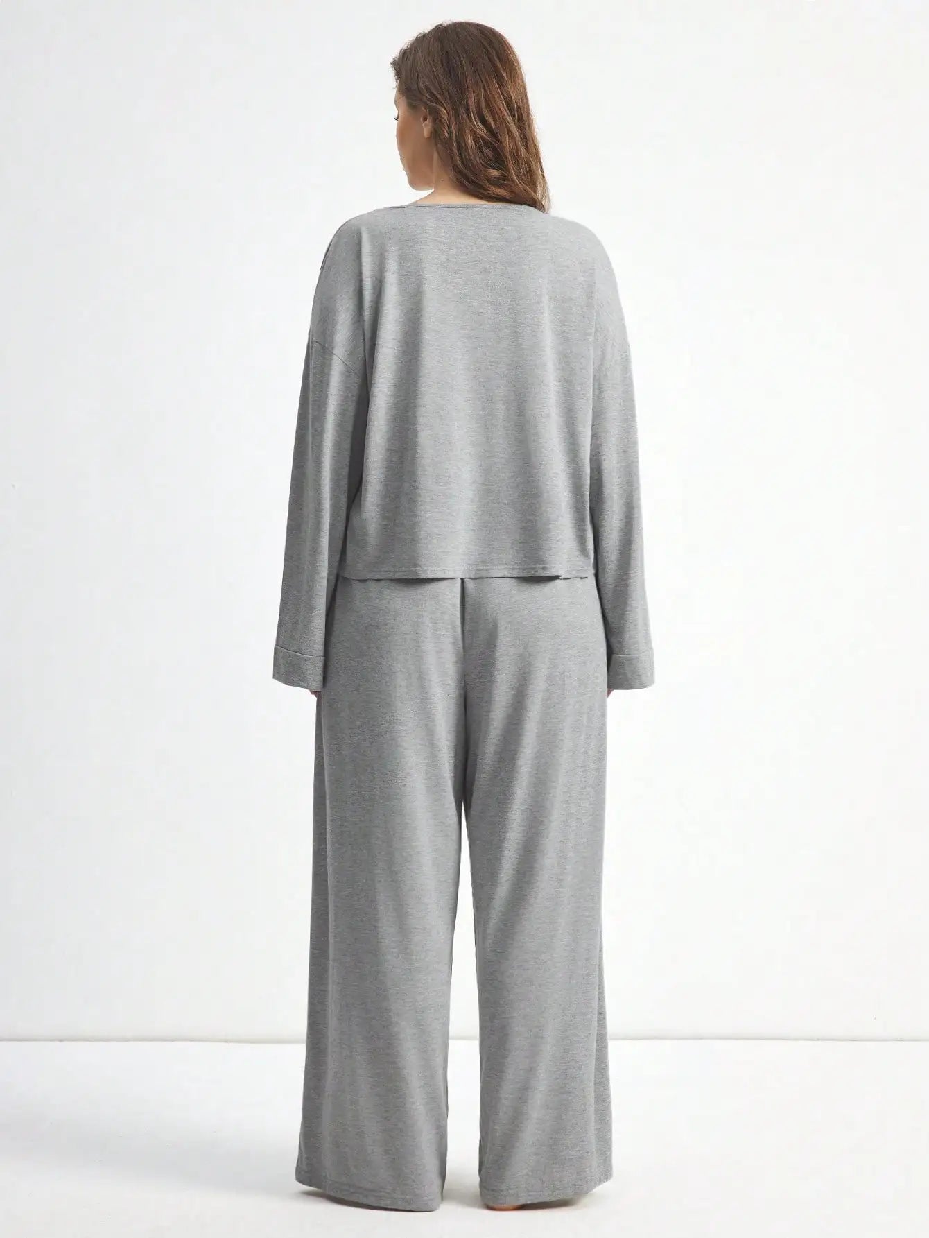 Conjunto de pijama de punto de bambú