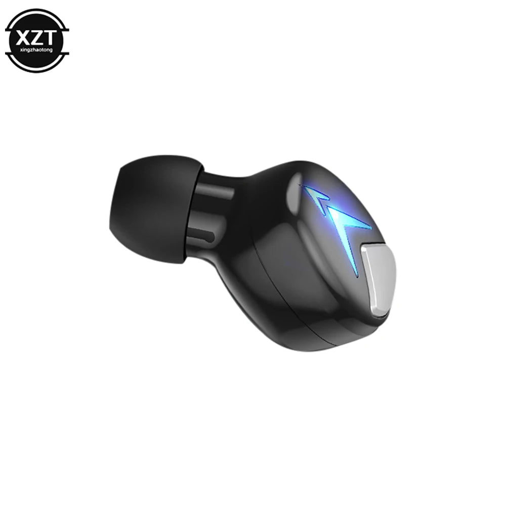 New Mini Invisible Bluetooth 5.0 Headphone TWS Wireless Sports Earphone Handsfree Single Headset Microphone For Smartphone