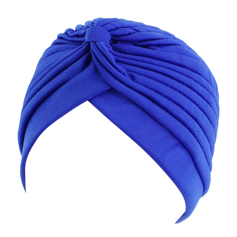 Knotted Ruffle Turban