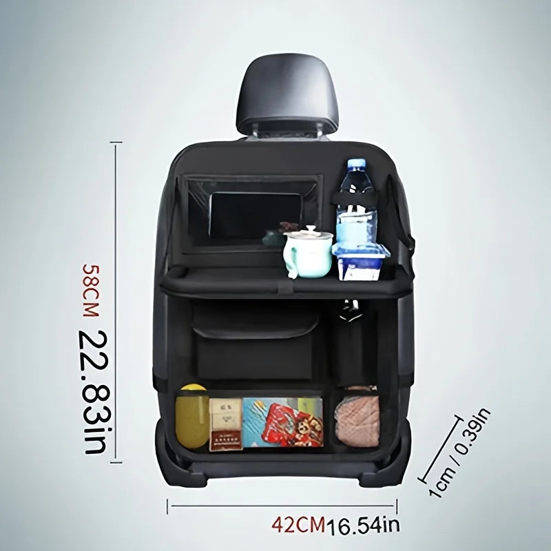 Multi-Pocket Car Seat Organizer