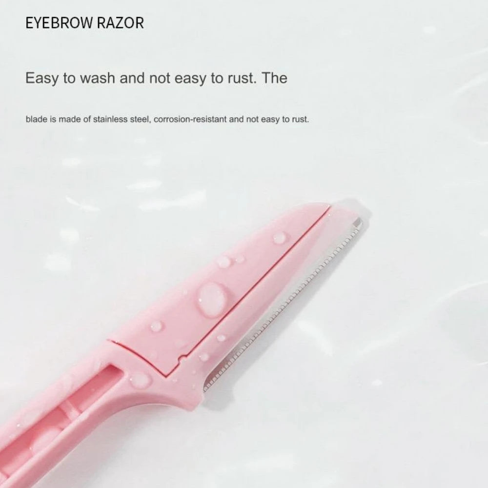 1Pcs Folding Eyebrow Trimmer Face Shaver Blade Razor Safe Portable Scratch Resistant Women Professional Makeup Beauty Tools