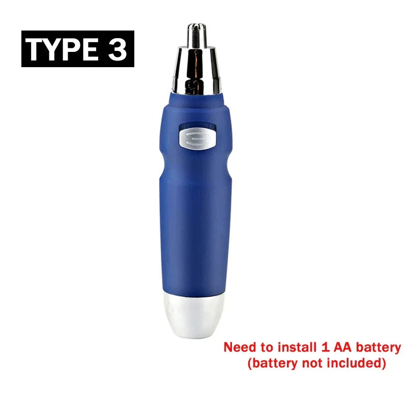 Electric Nose Hair Trimmer Ear Face Eyebrow Hair Clean Trimmer House Home Men Women Nose Hair Nose Remover Face Care Kit Tools T