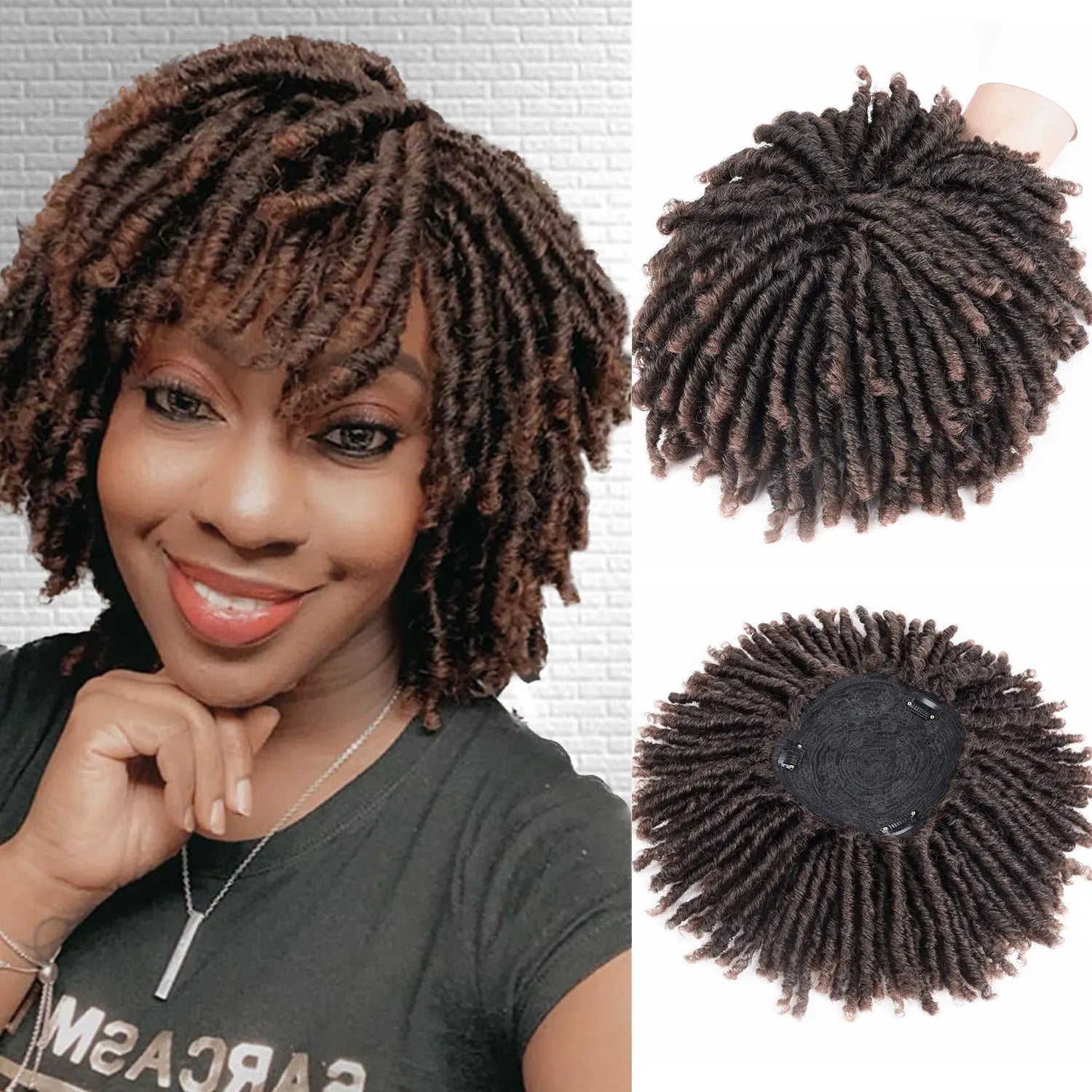 Faux Locs Hair Topper